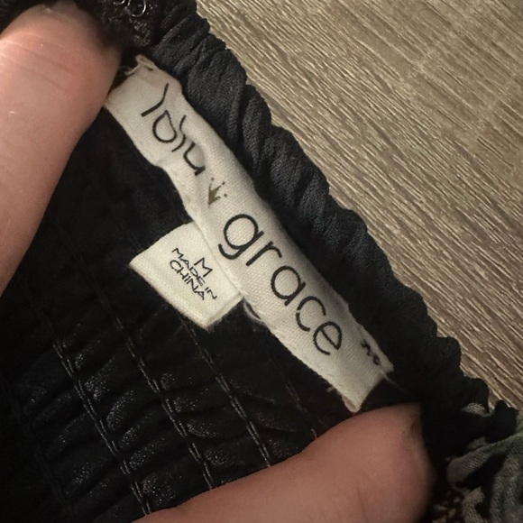 Lola Grace Black Floral Dress with Adjustable Straps Size M 🦄 - Picture 2 of 5